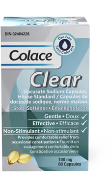 Colace Clear<sup>®</sup> Colace Clear<sup>®</sup>