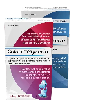 Colace<sup>®</sup> Glycerin Suppositories Colace<sup>®</sup> Glycerin Suppositories